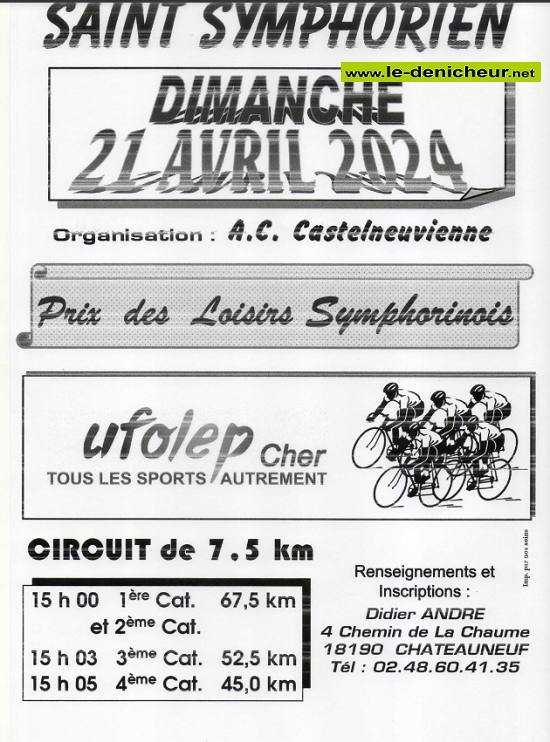 d21 - DIM 21 avril - ST-SYMPHORIEN - Course cycliste * 04-21_26