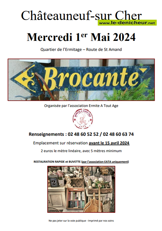 e01 - MER 01 mai - CHATEAUNEUF /Cher - Brocante d'Ermite à tout âge ° 05-01_33
