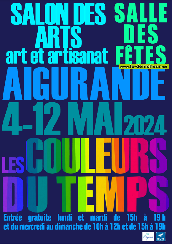 e04 - Du 4 au 12 mai - AIGURANDE - Salon des Arts * 05-04_21