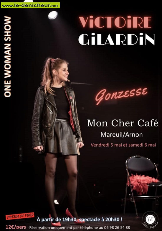 q06 - SAM 06 mai - MAREUIL /Arnon - Victoire Girardin "Gonzesse" [One woman show] 05-05_34
