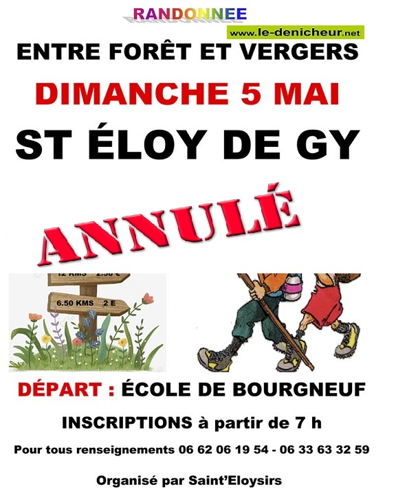 e05 - DIM 05 mai - ST-ELOY DE GY - Randonnée pédestre ° ° ANNULEE ° ° ANNULEE °°. 05-05_70