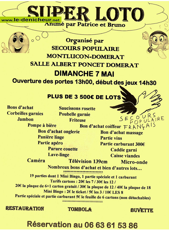 q07 - DIM 07 mai - DOMERAT - Secours Populaire */ 05-07_20