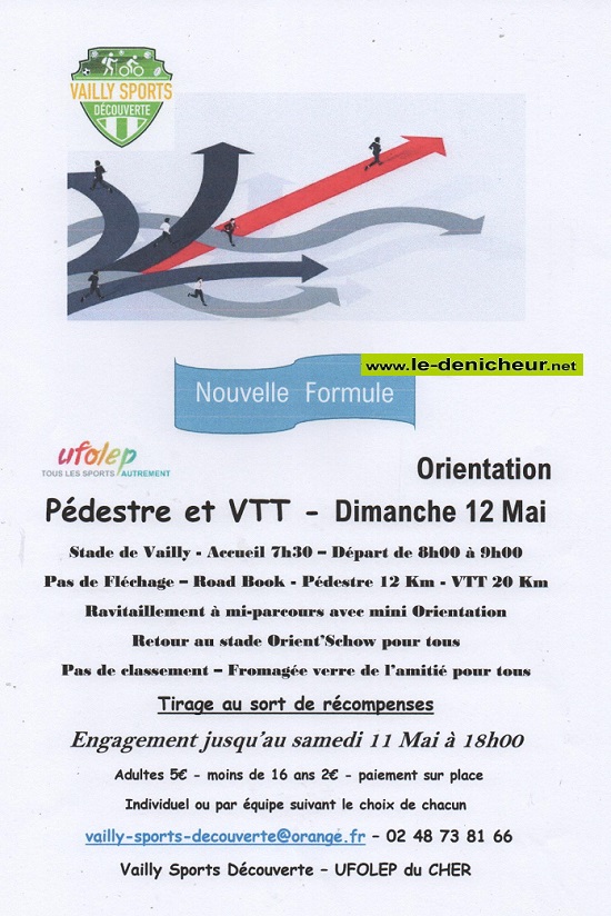e12- DIM 12 mai - VAILLY /Sauldre - Orientation Pédestre et VTT * 05-12_60