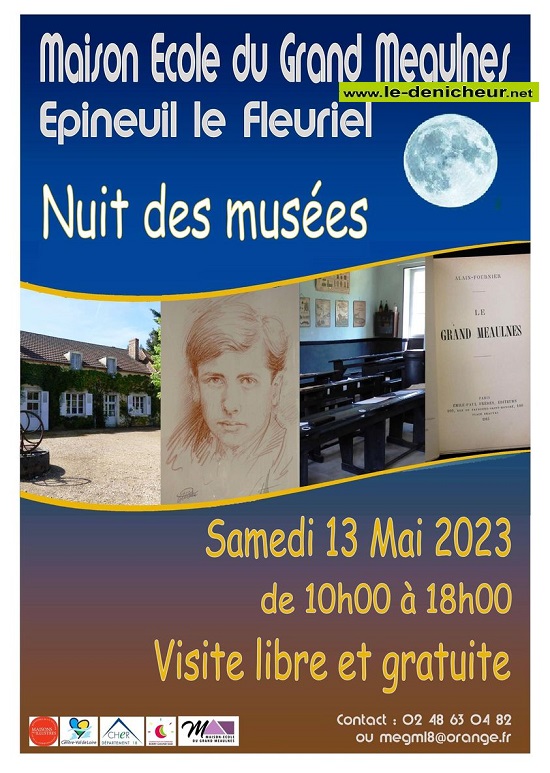 q13 - SAM 13 mai - EPINEUIL LE FLEURIEL - Nuit des Musées. 05-13_25