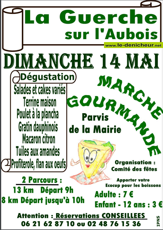 q14 - DIM 14 mai - LA GUERCHE /l'Aubois - Marché gourmande * 05-14_23