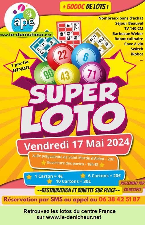 e17 - VEN 17 mai - ST-MARTIN d'ABBAT - Loto de l'APE ° 05-17_31