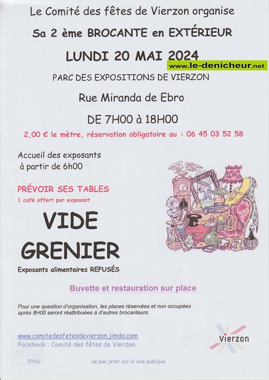 e20 - LUN 20 mai - VIERZON - Brocante du comité des fêtes ° 05-20_31