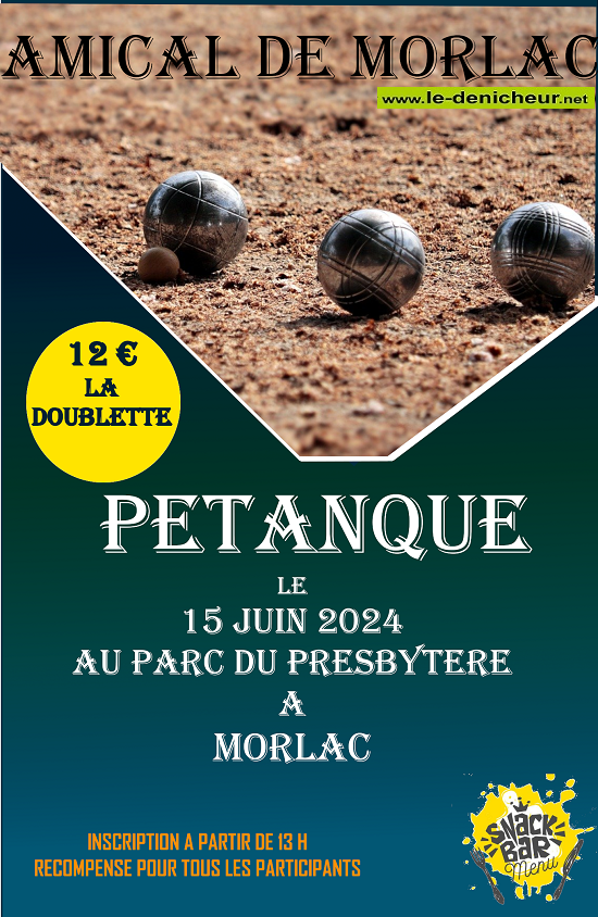 f15 - SAM 15 juin - MORLAC- Concours de pétanque de l'Amical * 06-15_17