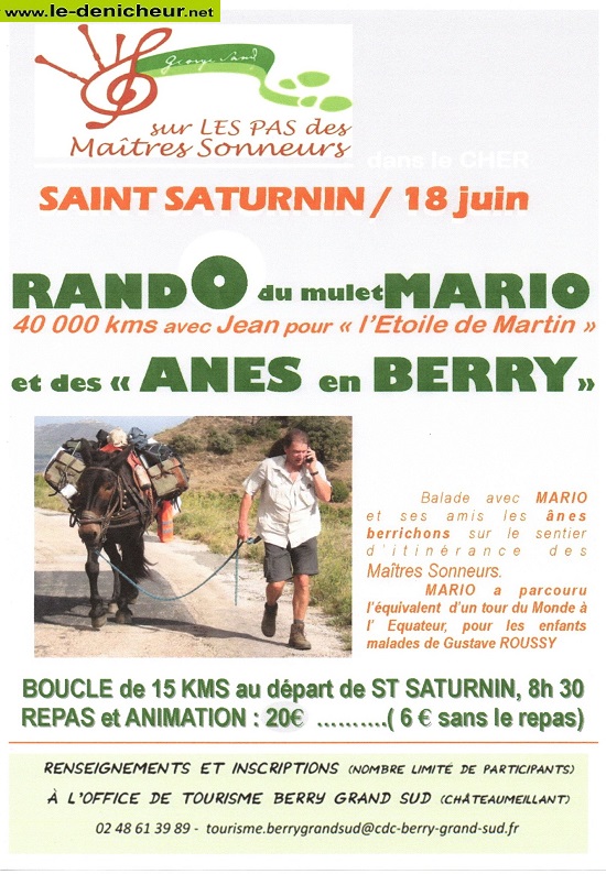 r18 - DIM 18 juin - ST-SATURNIN - RandO du mulet Mario et des ânes du Berry 06-18_57