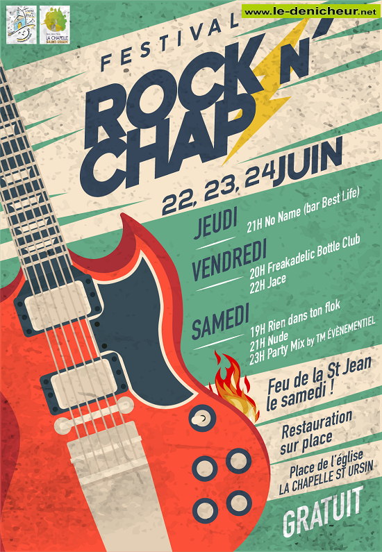 r22 - Du 22 au 24 juin - LA CHAPELLE ST-URSIN - Festival Rock'n'Chap * 06-22_27