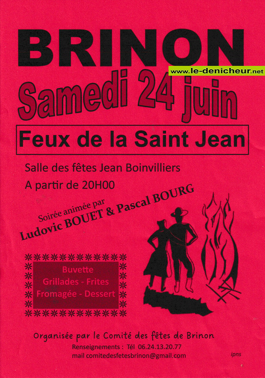 r24 - SAM 24 juin - BRINON /Sauldre - Soirée dansante avec Ludovic Bouet et Pascal Bourg* 06-24_53