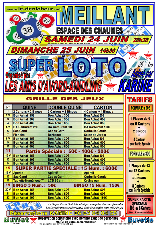 r24 - SAM 24 juin - MEILLANT - Loto des Amis d'Avord-Aindling * 06-25_25