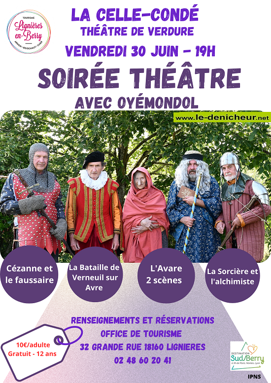r30 - VEN 30 juin - LA CELLE-CONDE - Soirée théâtre avec Oyémondol * 06-30_37