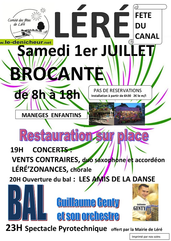 s01 - SAM 01 juillet - LERE - Brocante du comité des fêtes 07-01b10