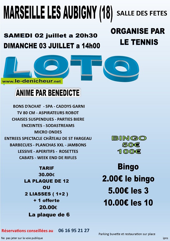g03 - DIM 03 juillet - MARSEILLES LES AUBIGNY - Loto du tennis 07-02_18
