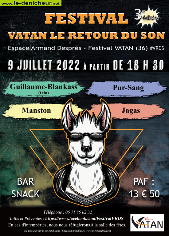 g09 - SAM 09 juillet - VATAN - Festival "Le Retour du Son" */ 07-09_13