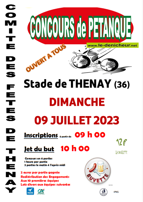 s09 - DIM 09 juillet - THENAY - Concours de pétanque * 07-09_21