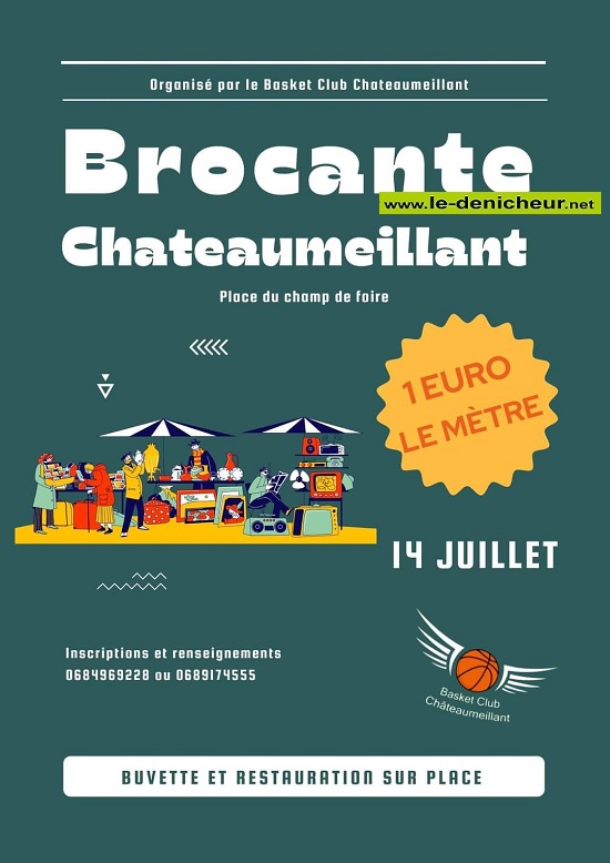 g14 - JEU 14 juillet - CHATEAUMEILLANT - Brocante du Basket . 07-14_67
