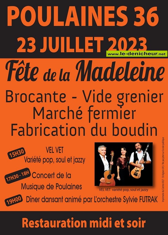 s23 - DIM 23 juillet - POULAINES - Fête de la Madeleine * 07-23_34
