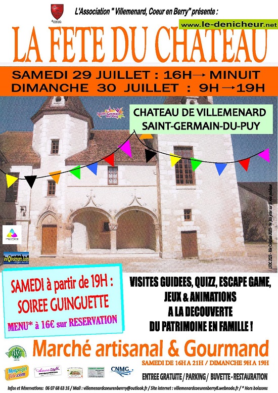 s30 - DIM 30 juillet - ST-GERMAIN DU PUY - La Fête au Château * 07-30_27