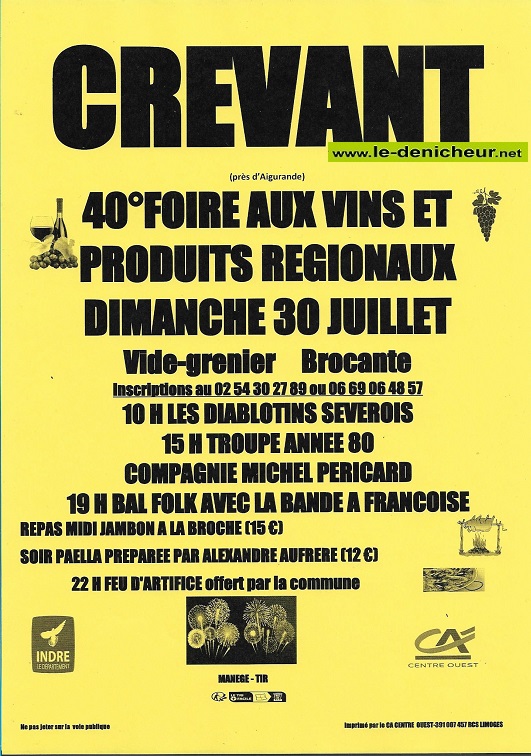 s30 - DIM 30 juillet - CREVANT - Foire aux vins et produits régionaux  07-30_29
