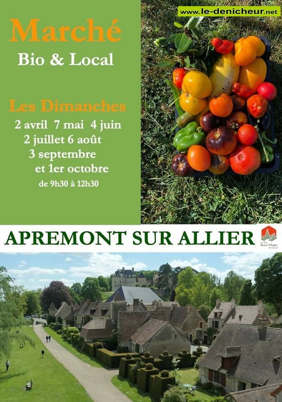 u03 - DIM 03 septembre - APREMONT /Allier - Marché Bio & Local  08-06_40