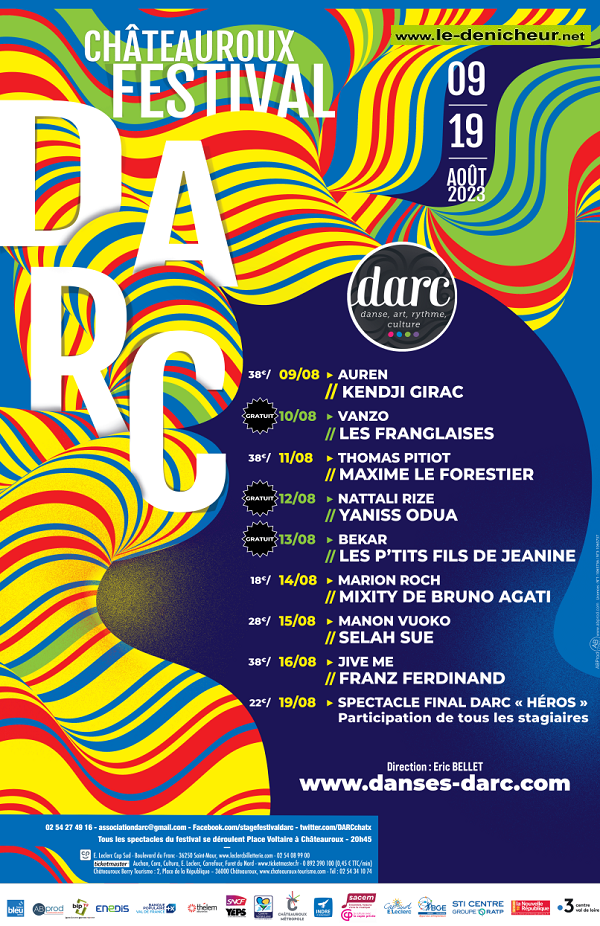 t19 - Du 9 au 19 août - CHATEAUROUX - Festival DARC * 08-09_16
