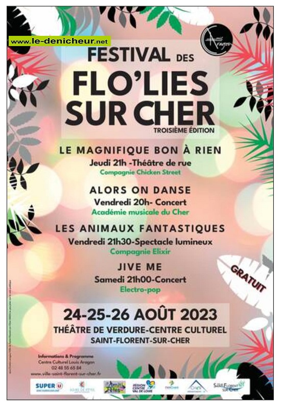 t24 - Du 24 au 26 août - ST-FLORENT /Cher - Festival des Flo'Lies sur Cher 08-24_30
