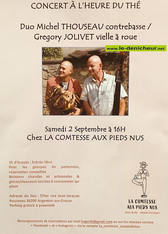 u02 - SAM 02 septembre - ARGENTON /Creuse - Concert à l'heure du thé  09-02_44