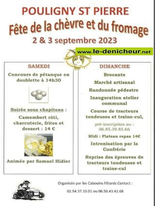 u02 - SAM 02 septembre - POULIGNY ST-PIERRE - Fête de la Chèvre et du fromage  09-02_53