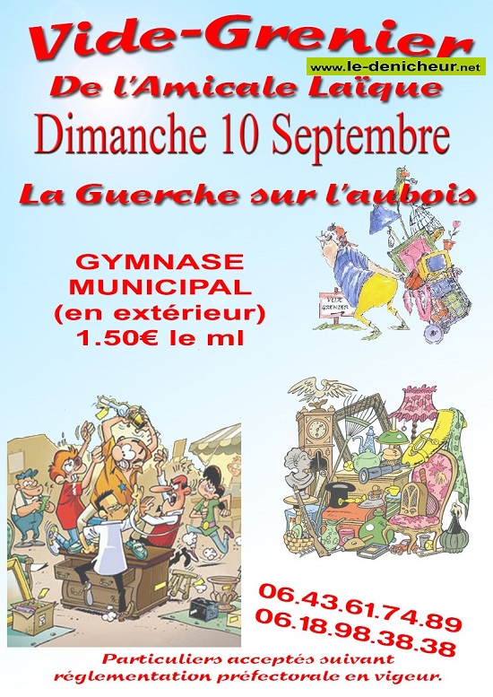 u10 - DIM 10 septembre - LA GUERCHE /l'Aubois - Vide greniers  09-10_26