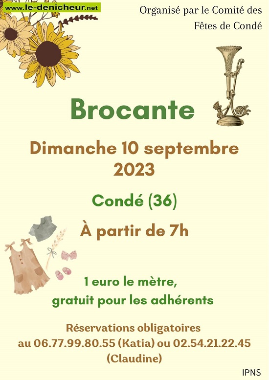 u10 - DIM 10 septembre - CONDE - Brocante du comité des fêtes . 09-10_31