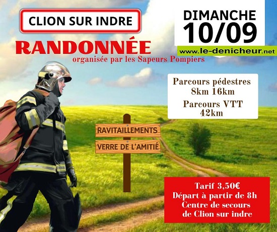 u10 - DIM 10 septembre - CLION /Indre - Randonnée pédestre et VTT  09-10_49