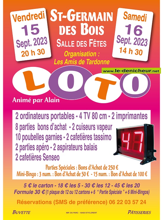 u15 - VEN 15 septembre - ST-GERMAIN DES BOIS - Loto des Amis de Tardonne 09-16_33