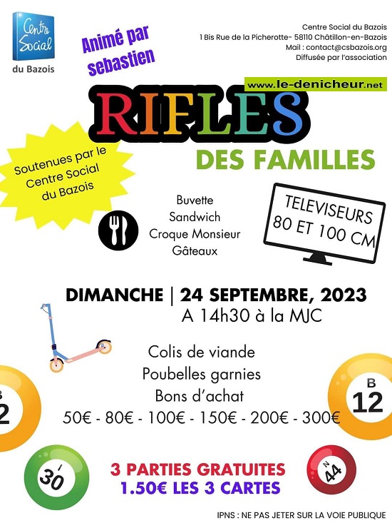 u24 - DIM 24 septembre - CHATILLON EN BAZOIS - Rifles des familles . 09-24_36