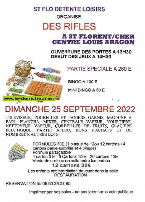 i25 - DIM 25 septembre - ST-FLORENT /Cher - Rifles de St-Flo Détente Loisirs */ 09-25_21