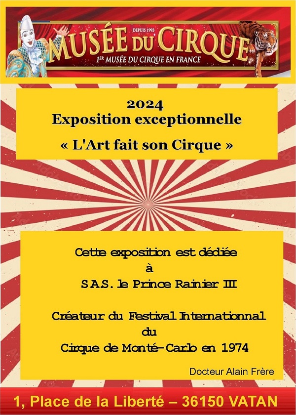 l31 - Jusqu'au 31 décembre 2024 - VATAN - L'Art fait son Cirque [Exposition] 0muszo10