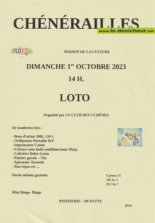 v01 - DIM 01 octobre - CHENERAILLES - Loto du club des 3 chênes ° 10-01_38