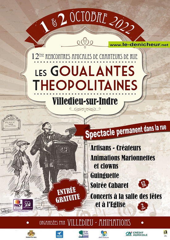 j01 - SAM 01 octobre - VILLEDIEU /Indre - Les Goualantes Théopolitaines */ 10-02_28