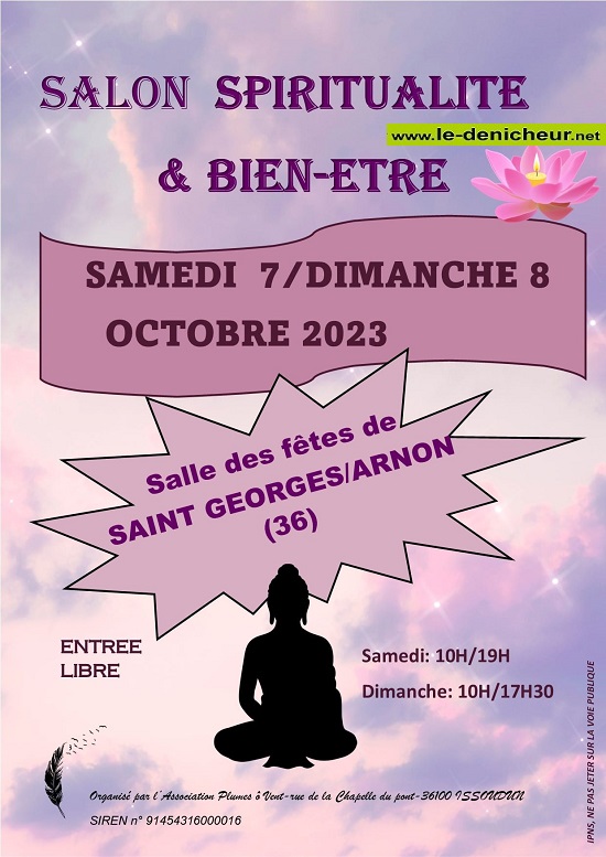 v07 - Les 7 et 8 octobre - ST-GEORGES /Arnon - Salon Spiritualité et Bien-Être 10-07_64