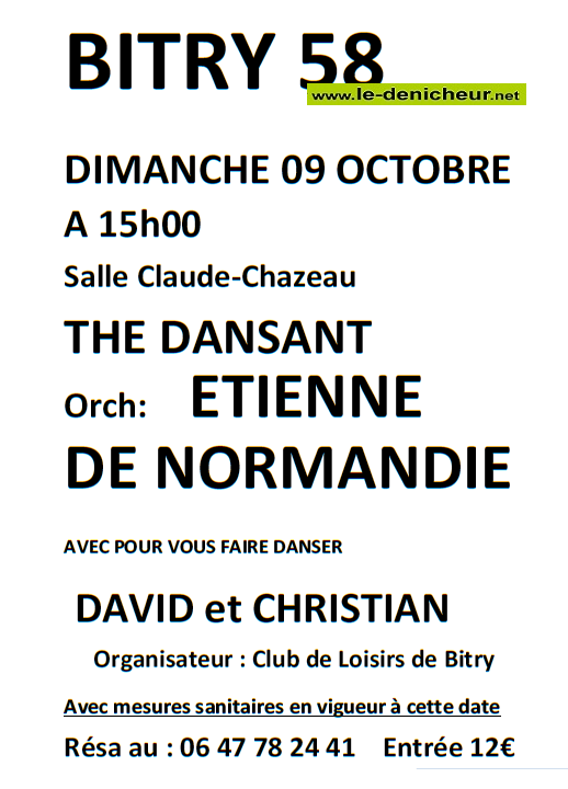j09 - DIM 09 octobre - BITRY - Thé dansant avec Etienne de Normandie 10-09_16