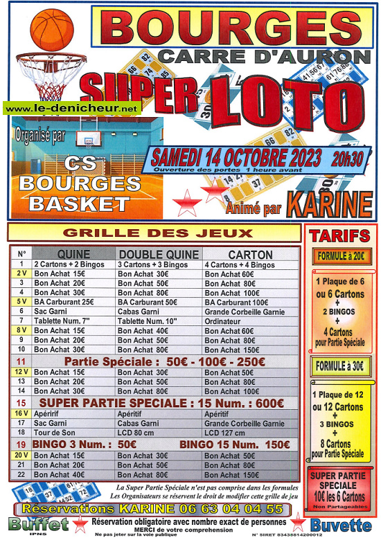 v14 - SAM 14 octobre - BOURGES - Loto du CS Bourges Basket * 10-14_41