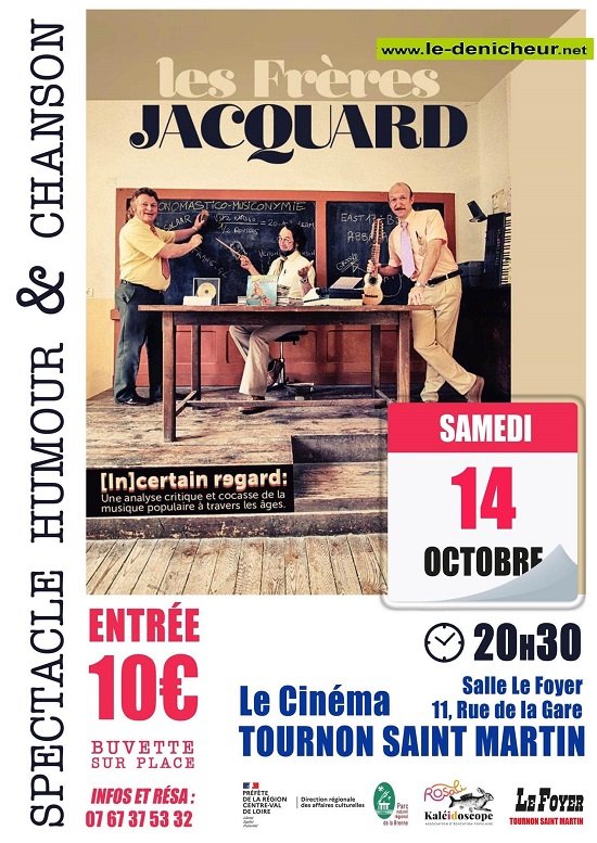 v14 - SAM 14 octobre - TOURNON ST-MARTIN - Les Frères Jacquard [spectacles] 10-14_70