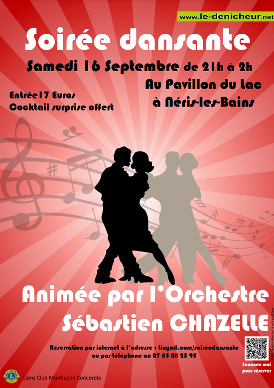 u16 - SAM 16 septembre - NERIS LES BAINS - Soirée dansante avec Sébastien Chazelle * 10-16_28