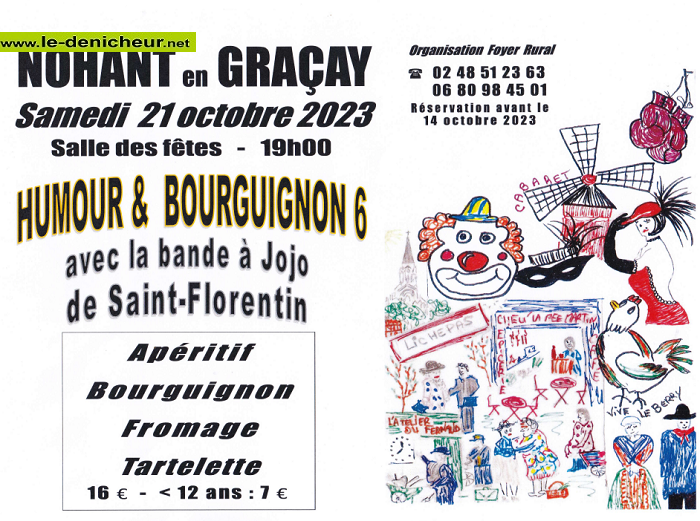 v21 - SAM 21 octobre - NOHANT en Graçay - Humour & Bourguignon 6 * 10-21_28