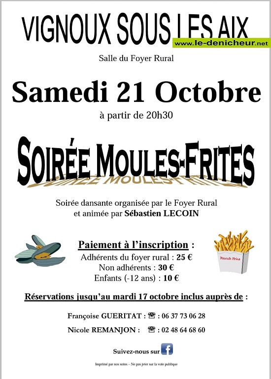 v21 - SAM 21 octobre - VIGNOUX sous les Aix - Repas dansant avec Sébastien Lecoin [moules-frites]* 10-21_44