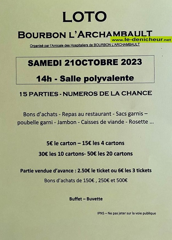 v21 - SAM 21 octobre - BOURBON L'ARCHAMBAULT - Loto 10-21_70