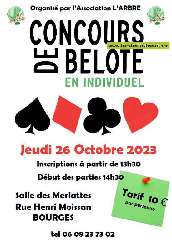 v26 - JEU 26 octobre - BOURGES - Concours de belote ° 10-26_24