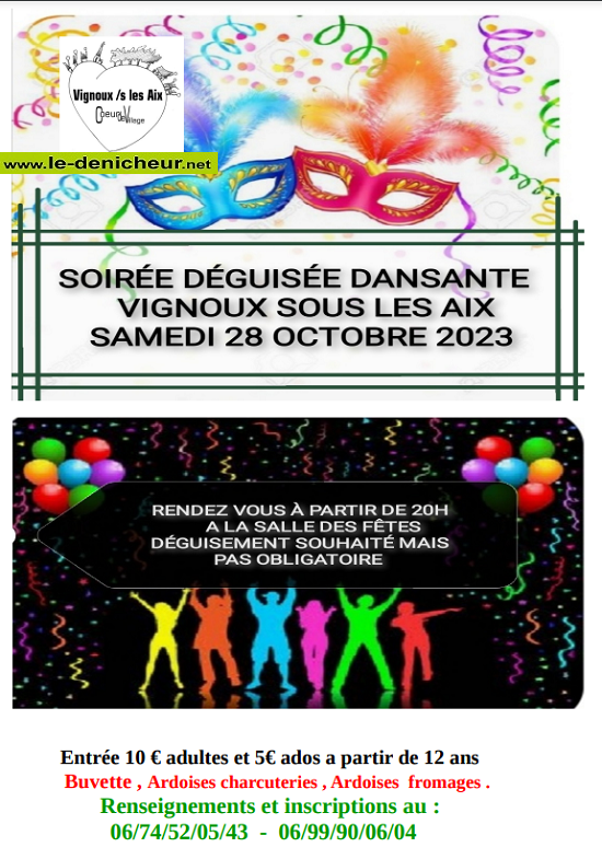 v28 - SAM 28 octobre - VIGNOUX sous les Aix - Soirée déguisée dansante  10-28_27