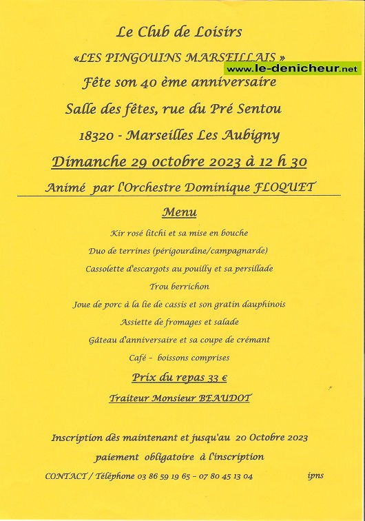 v29 - DIM 29 octobre - MARSEILLES Les Aubigny - Repas dansant avec Dominique Floquet 10-29_30